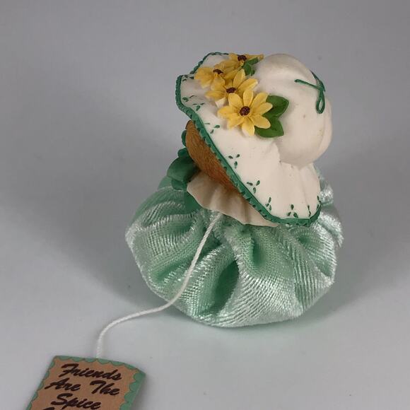 Cherished Teddies Friends Are The Spice Of Life Spring Bonnet 2001 Collectible - Picture 4 of 5